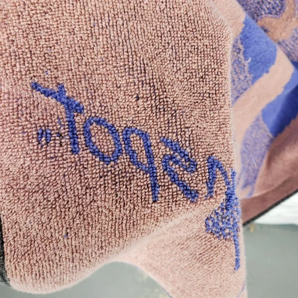 Vintage SonSpot Brand Beach Towel Blue‎ Bear Summer Cotton Fins Googles